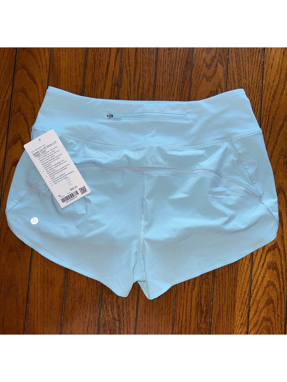 Lululemon Speed Up High Rise Short 2.5” Mesh Vent Foam Cloud Size M/Size 8 NWT